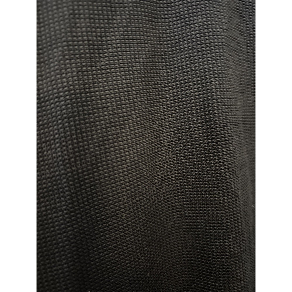 Women's Black Waffle Knit (Ponte?) Textured Shirt Dress Fit & Flare Minimalist M - Picture 2 of 5